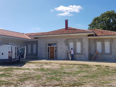 Peinture façade A Saint Perdon